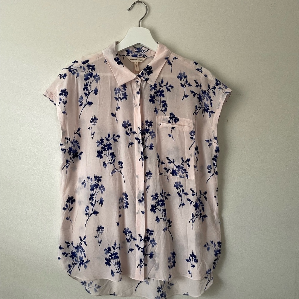 Rebecca Taylor Floral Top, Size 8/M